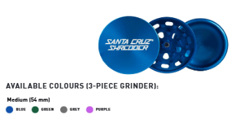 Santa Cruz shredder aluminum grinder 3 pieces